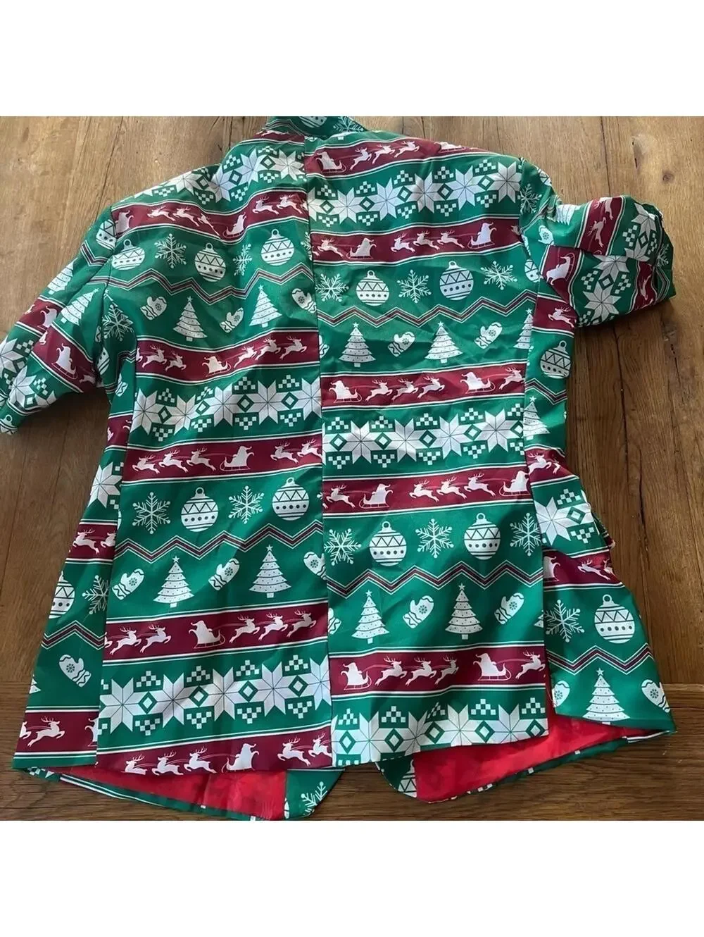 Suite Meister Ugly Christmas Sweater Party Mens Suit Jacket